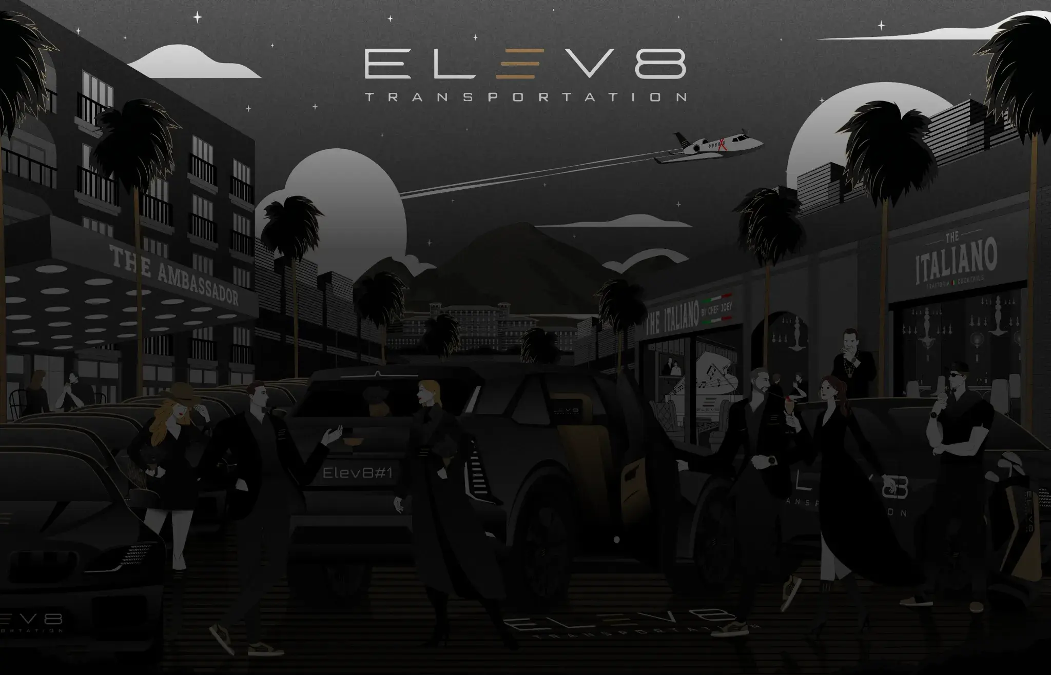 Luxury car background